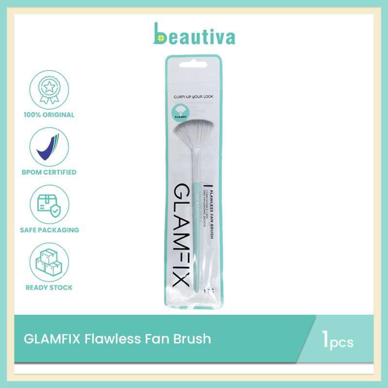 GLAMFIX Flawless Fan Brush – Elevate Your Makeup Game! - Lotshop.pk