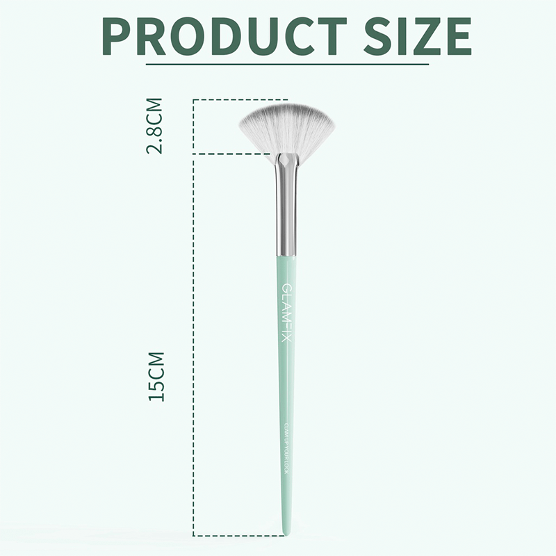 GLAMFIX Flawless Fan Brush – Elevate Your Makeup Game! - Lotshop.pk