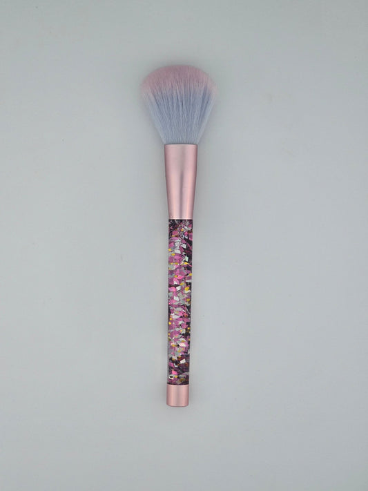 Glitter Handle Fluffy Powder/Blush Brush | Add Glamour to Your Routine - Lotshop.pk