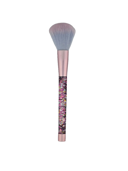 Glitter Handle Fluffy Powder/Blush Brush | Add Glamour to Your Routine - Lotshop.pk