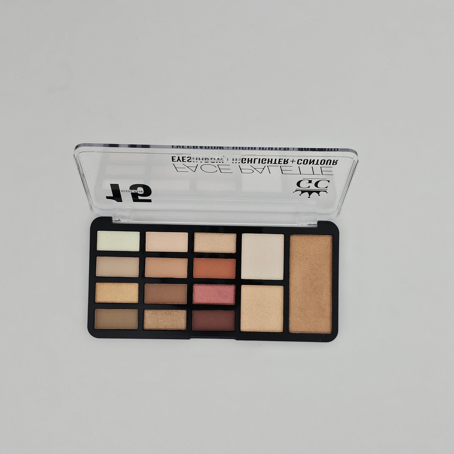 Gold Collection 15 - Colors Face Palette (Eyeshadow + Highlighter + Contour) - Lotshop.pk