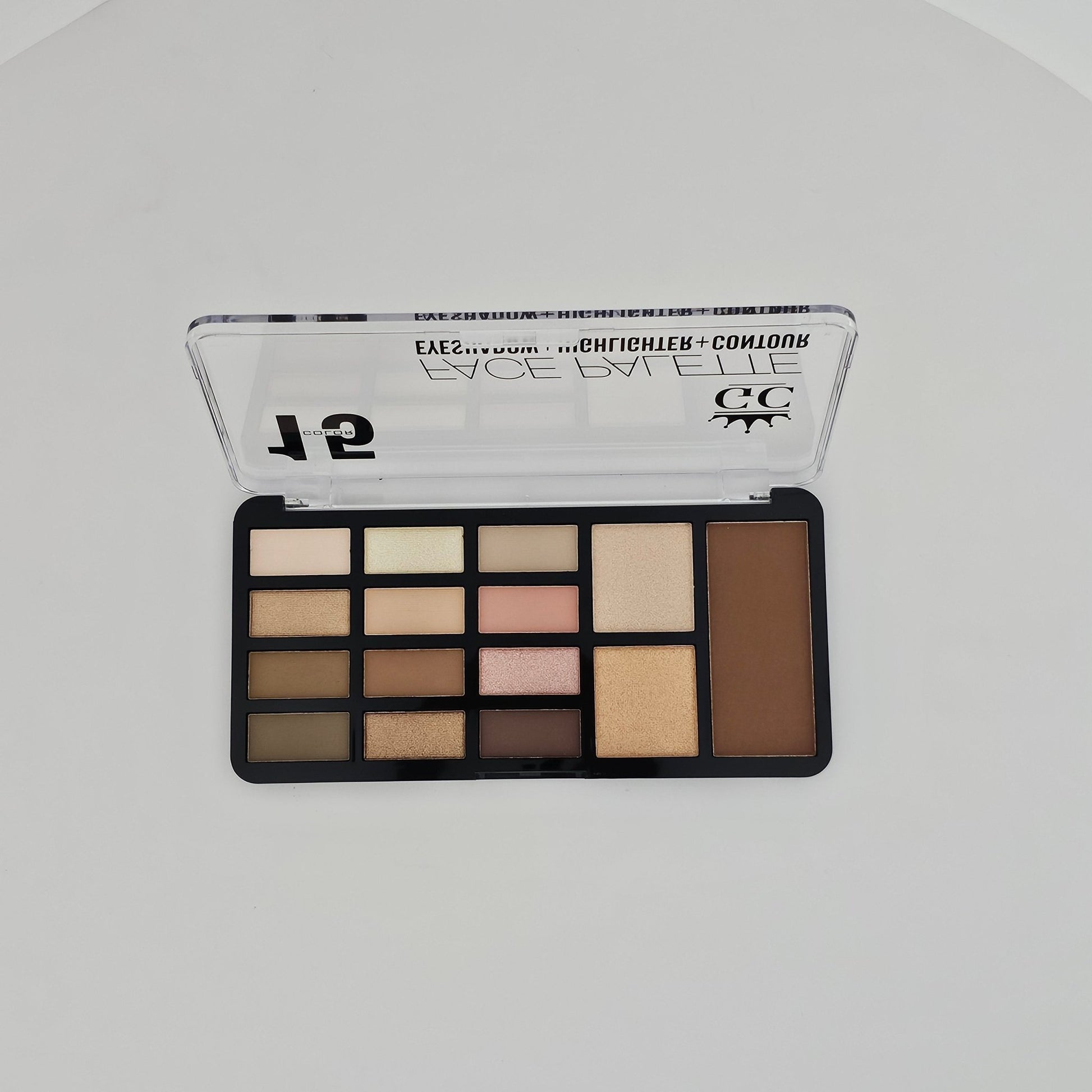 Gold Collection 15 - Colors Face Palette (Eyeshadow + Highlighter + Contour) - Lotshop.pk