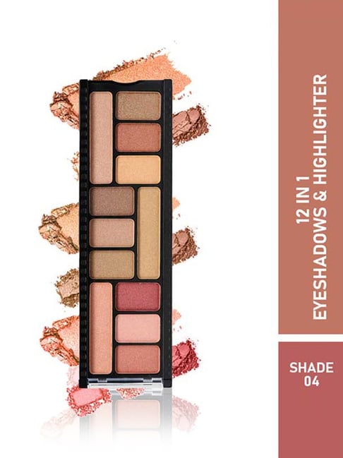 Half N' Half 12 in 1 Eyeshadows & Highlighter - Lotshop.pk