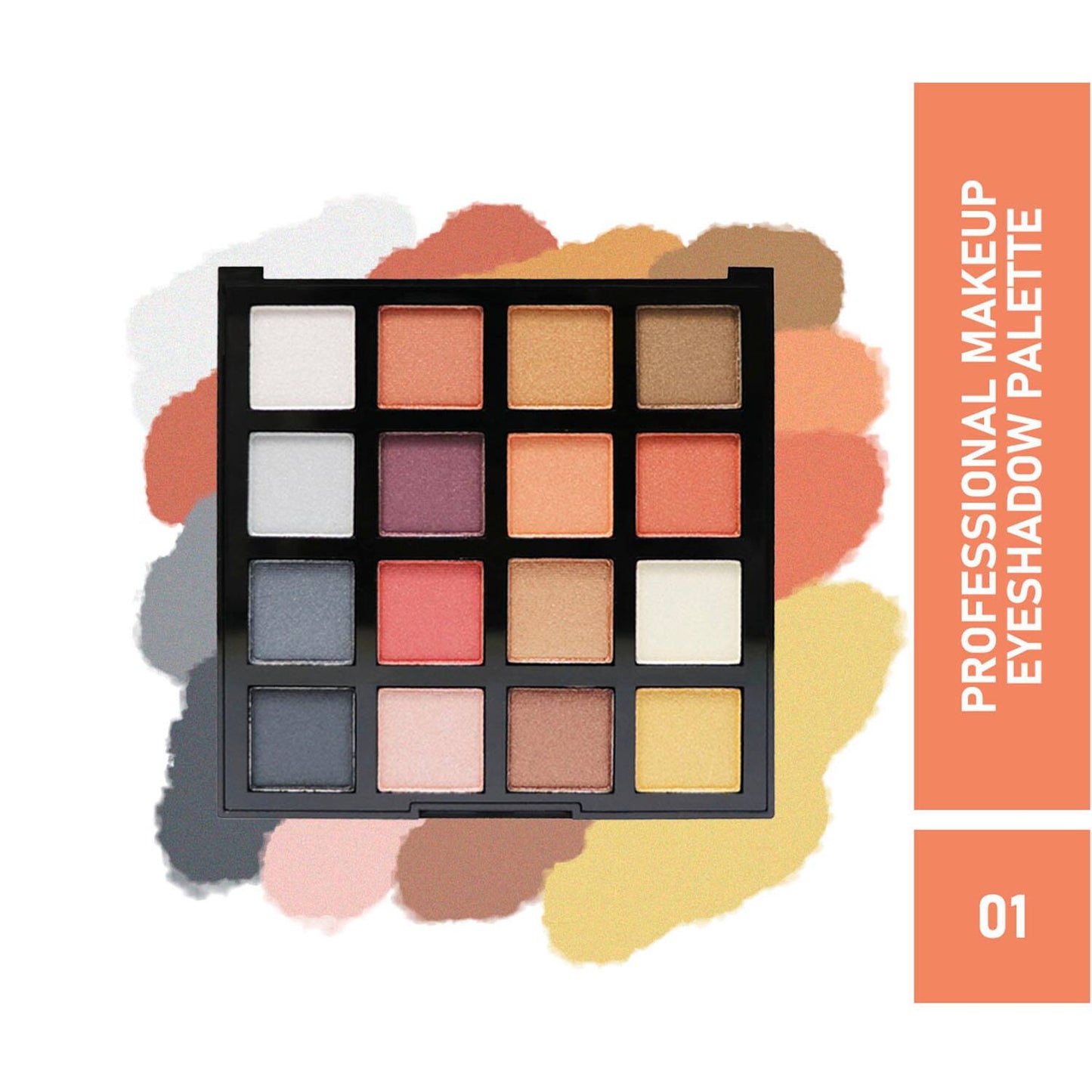 Half N' Half Professional 16 Colors Eyeshadow Palette – Stunning Glam in Every Shade - Lotshop.pk