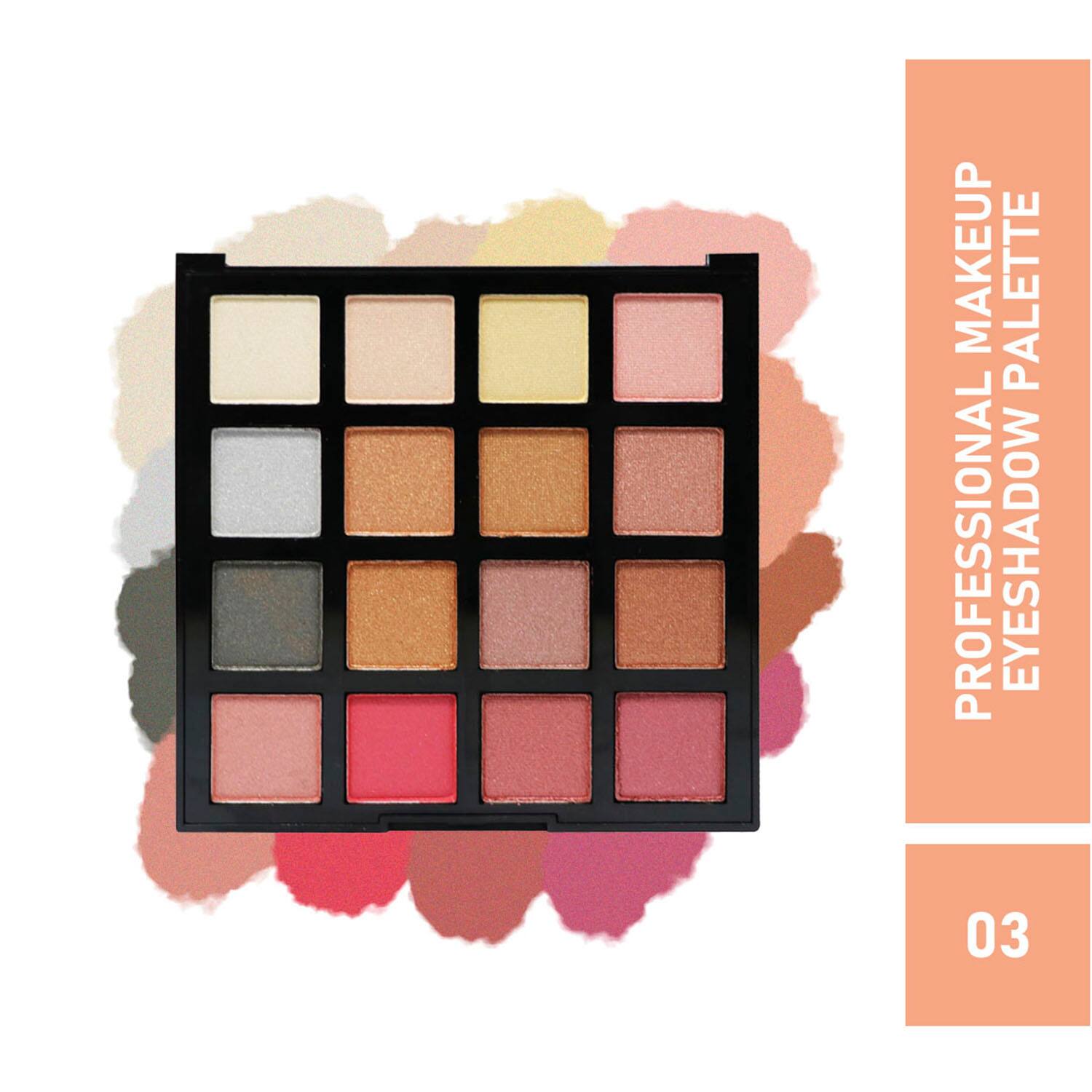 Half N' Half Professional 16 Colors Eyeshadow Palette – Stunning Glam in Every Shade - Lotshop.pk