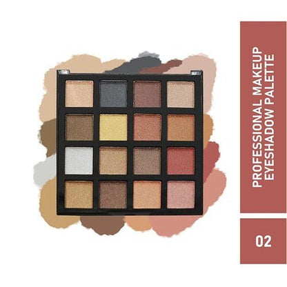 Half N' Half Professional Makeup 16 Colors Eyeshadow Palette - Lotshop.pk