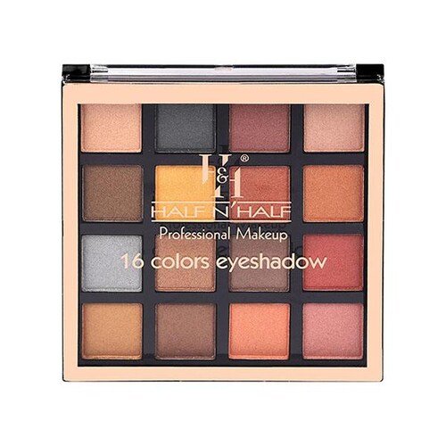 Half N' Half Professional Makeup 16 Colors Eyeshadow Palette - Lotshop.pk