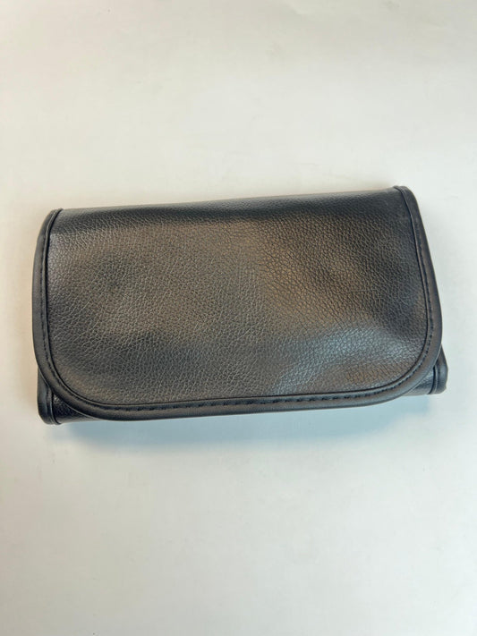 High Quality Leather Makeup Brushes Pouch - Black - Lotshop.pk