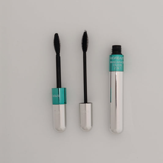 Huda Beauty 2 in 1 Waterproof Mascara – Dual - Brush Volume & Length - Lotshop.pk