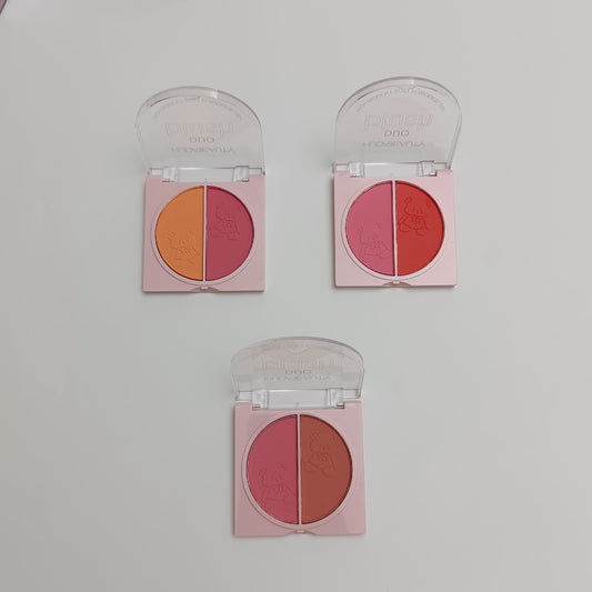 Huda Beauty Duo Blush – High Pigment, Long - Lasting & Soft Powder Finish - Lotshop.pk