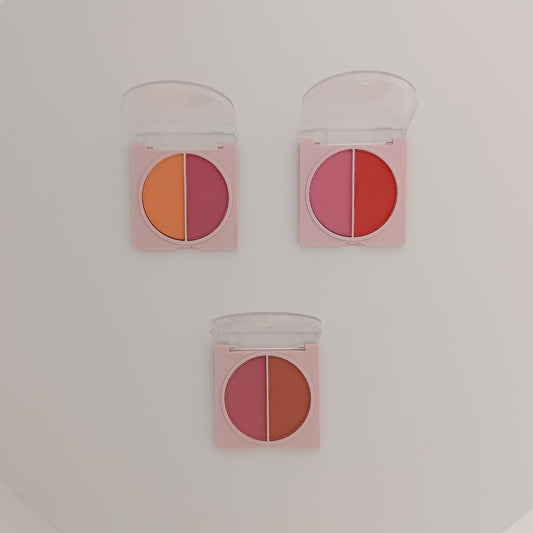 Huda Beauty Duo Blush – High Pigment, Long - Lasting & Soft Powder Finish - Lotshop.pk