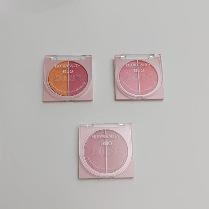 Huda Beauty Duo Blush – High Pigment, Long - Lasting & Soft Powder Finish - Lotshop.pk