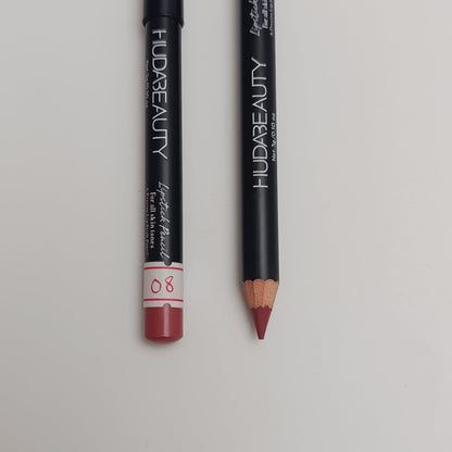 Huda Beauty Lipstick Pencil – Long - Lasting Precise Lip Liner (12 Shades) - Lotshop.pk