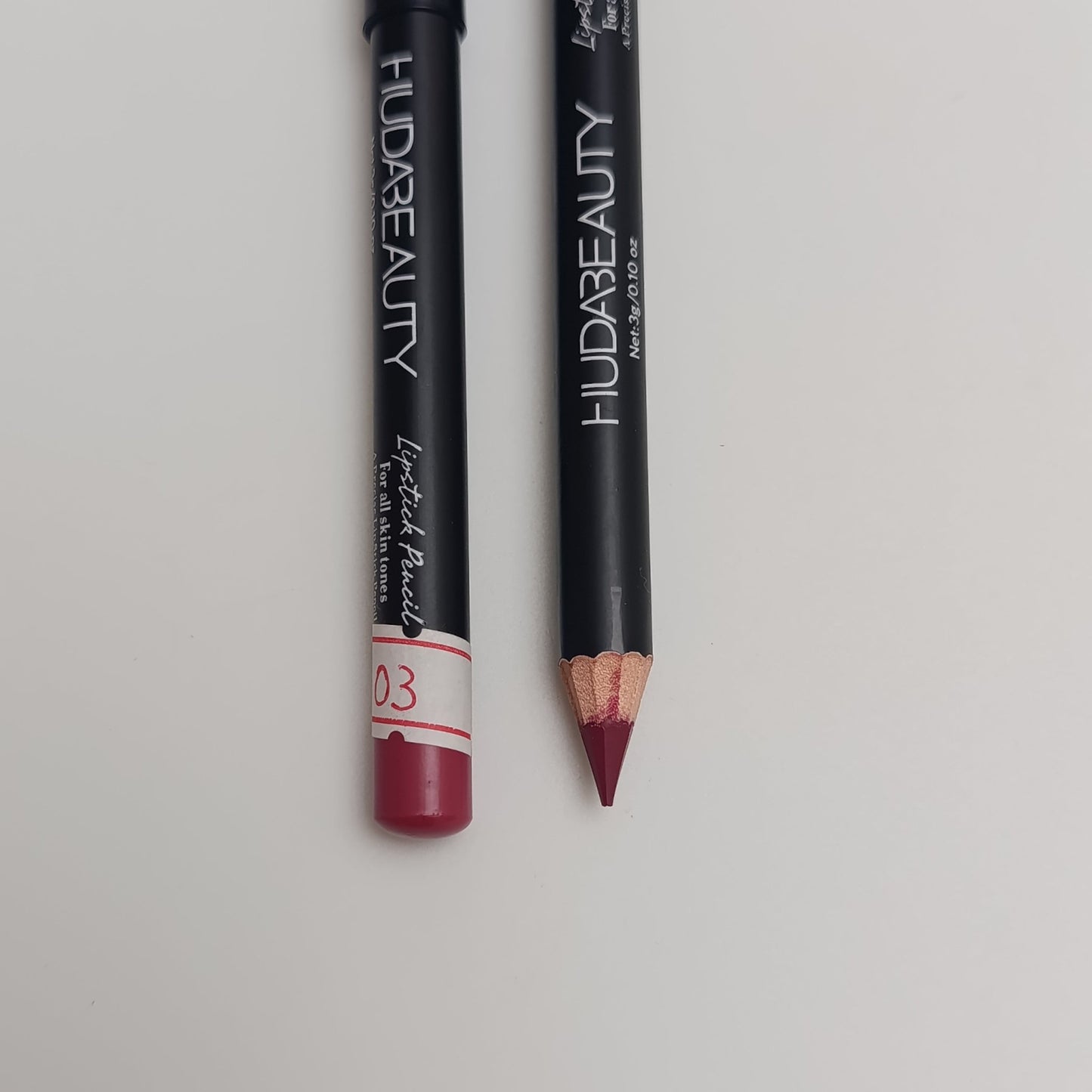Huda Beauty Lipstick Pencil – Long - Lasting Precise Lip Liner (12 Shades) - Lotshop.pk