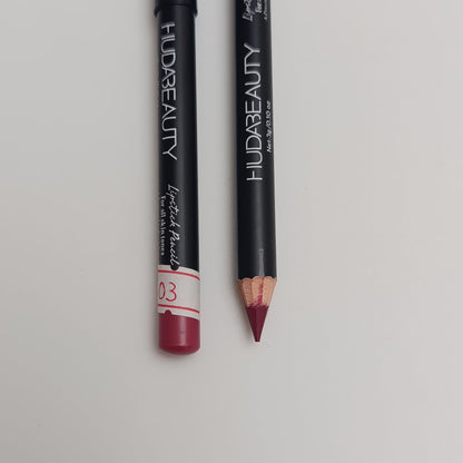 Huda Beauty Lipstick Pencil – Long - Lasting Precise Lip Liner (12 Shades) - Lotshop.pk