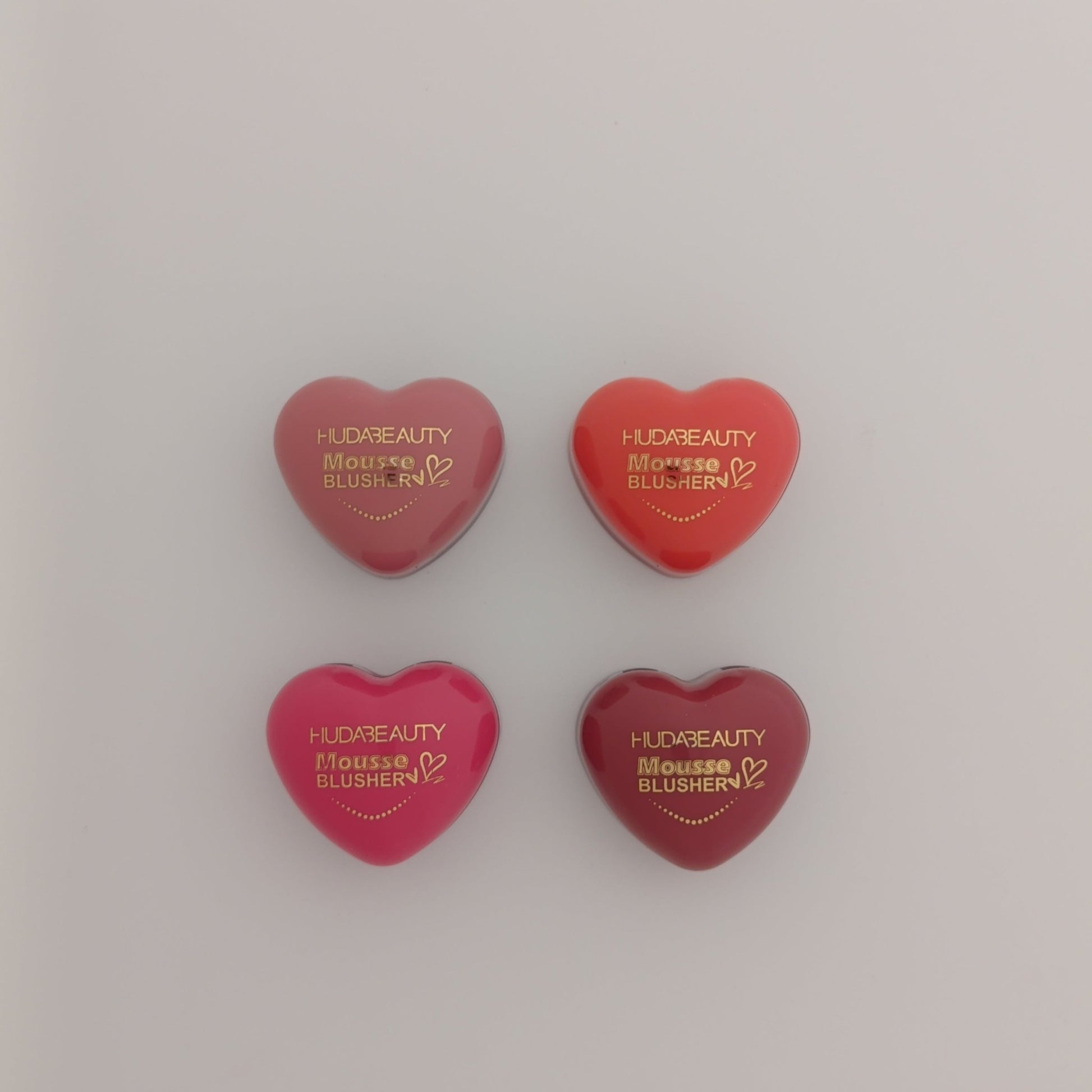 Huda Beauty Mousse Blusher – 4 Shades | Heart - Shaped Long - Lasting Blush - Lotshop.pk