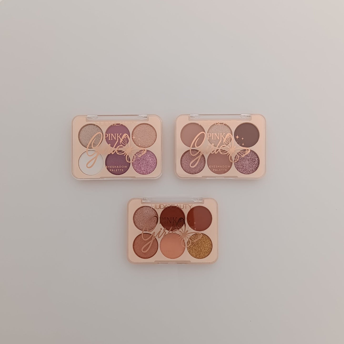 Huda Beauty Pink Girl 6 - Color Eyeshadow Palette – Matte & Shimmer Shades - Lotshop.pk