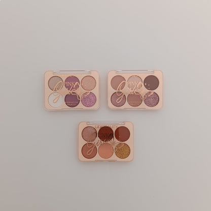 Huda Beauty Pink Girl 6 - Color Eyeshadow Palette – Matte & Shimmer Shades - Lotshop.pk