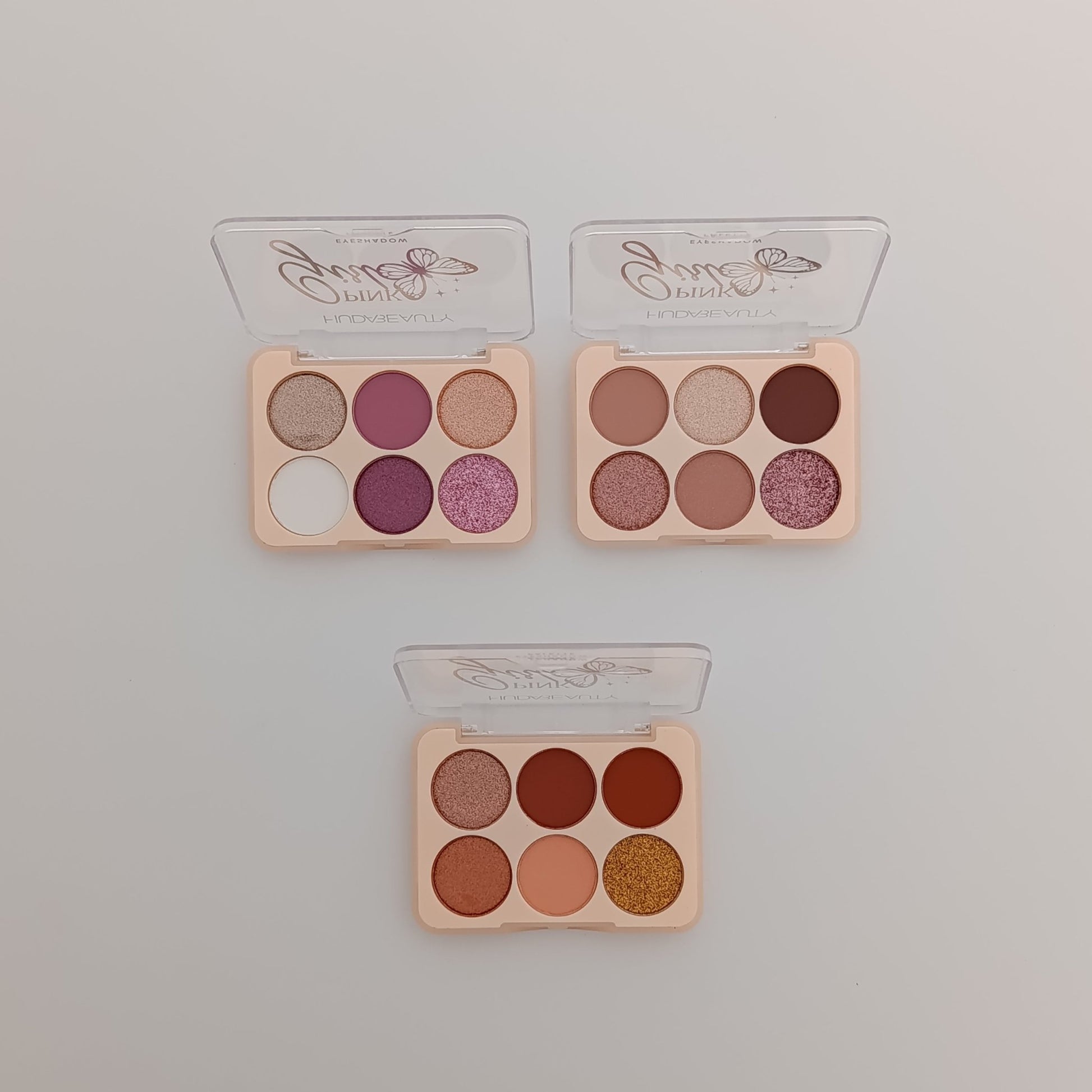 Huda Beauty Pink Girl 6 - Color Eyeshadow Palette – Matte & Shimmer Shades - Lotshop.pk