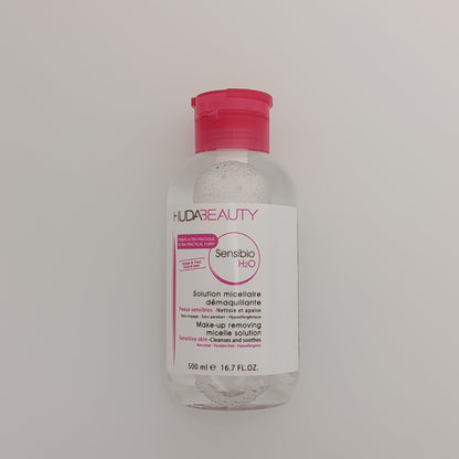 Huda Beauty Sensibio H2O Micellar Water – Makeup Removing Solution for Sensitive Skin (500ml) - Lotshop.pk