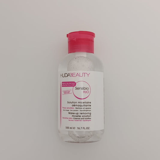 Huda Beauty Sensibio H2O Micellar Water – Makeup Removing Solution for Sensitive Skin (500ml) - Lotshop.pk