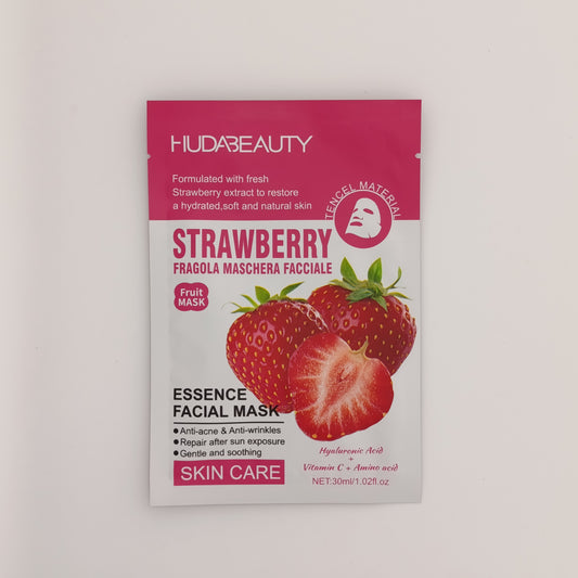 Buy Original Huda Beauty Strawberry Essence Facial Mask Online in Pakistan