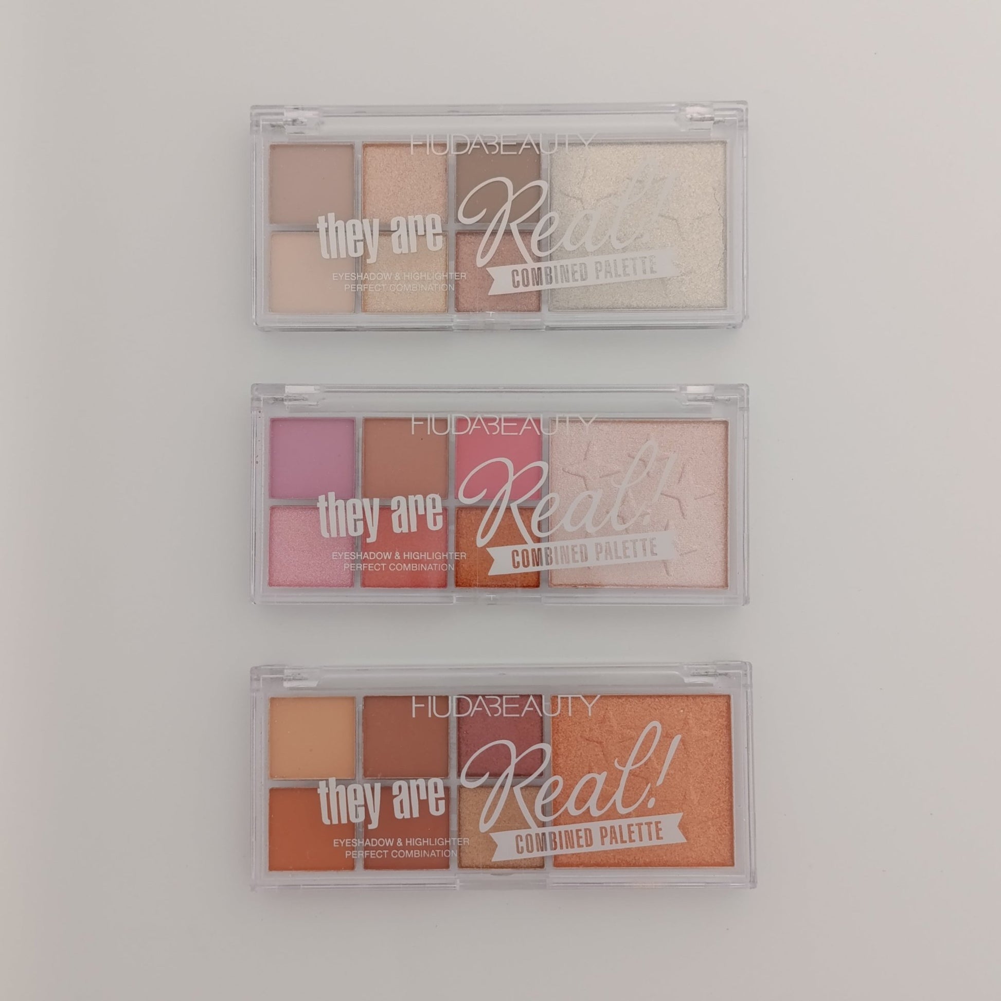 Huda Beauty "They Are Real!" Combined Eyeshadow & Highlighter Palette - Lotshop.pk