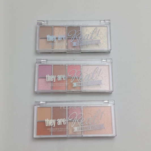 Huda Beauty "They Are Real!" Combined Eyeshadow & Highlighter Palette - Lotshop.pk