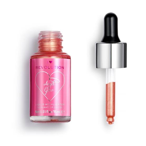 I Heart Revolution Liquid Highlighter Illuminator - Glow Enhancing Drops for Radiant Skin - Lotshop.pk