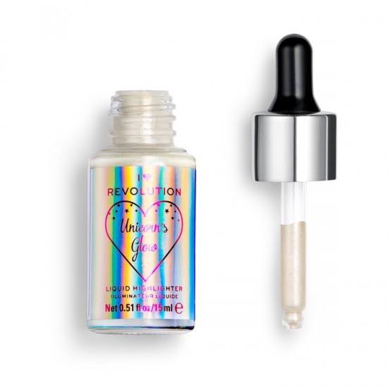 I Heart Revolution Liquid Highlighter Illuminator - Glow Enhancing Drops for Radiant Skin - Lotshop.pk