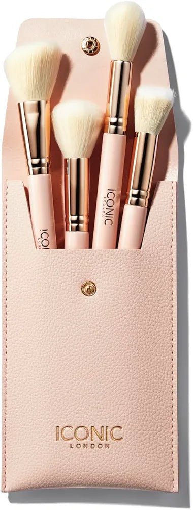 ICONIC London Luxe 4 - Piece Face Brush Set - Lotshop.pk
