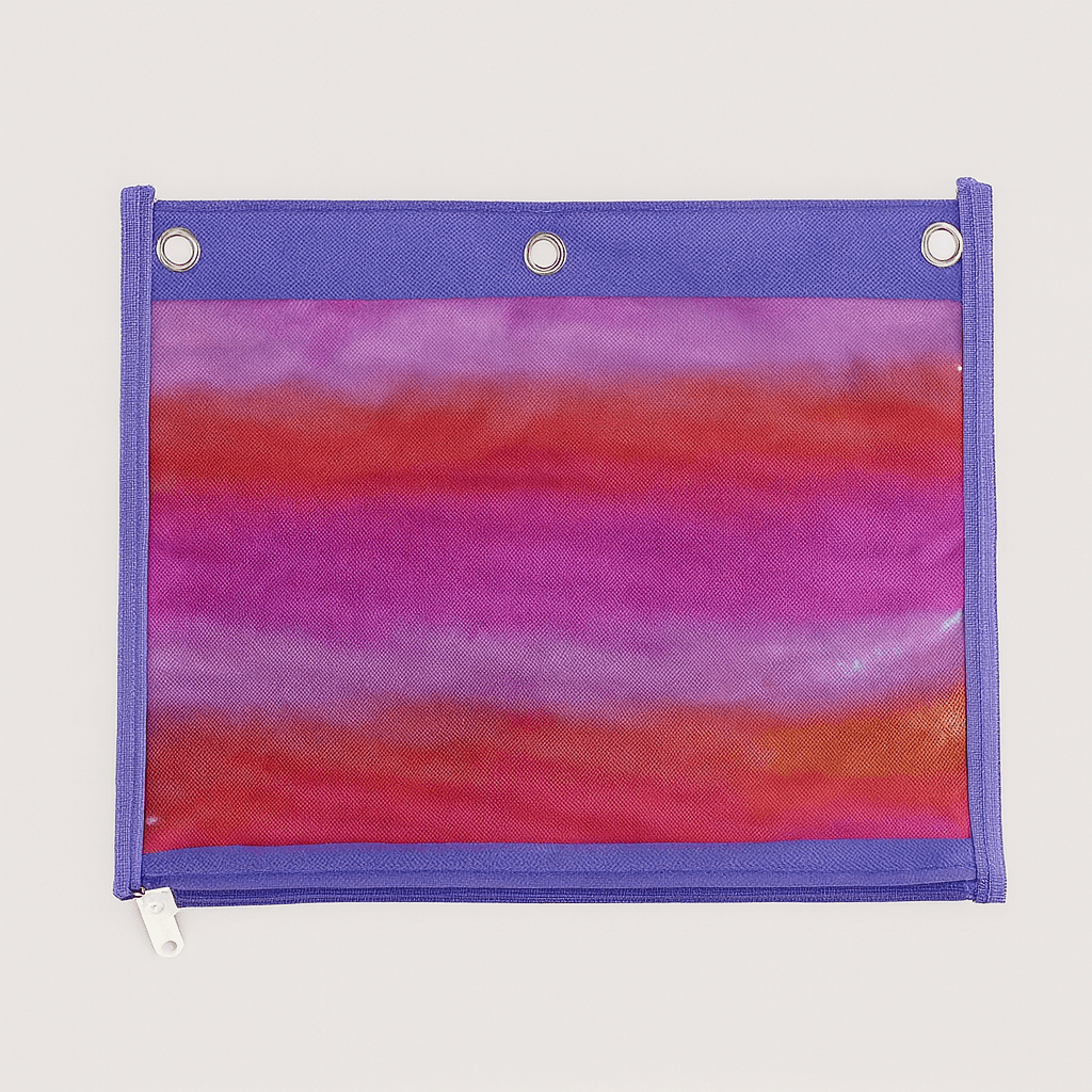 Jot 3 Ring Binder Pencil Pouch – Durable, Convenient, and Stylish Storage Pouch - Lotshop.pk