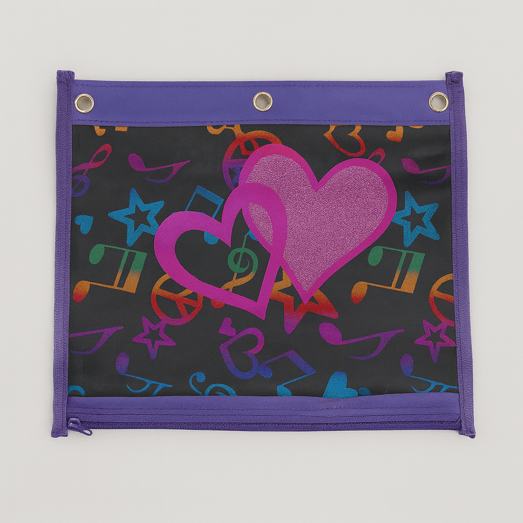 Jot 3 Ring Binder Pencil Pouch – Durable, Convenient, and Stylish Storage Pouch - Lotshop.pk