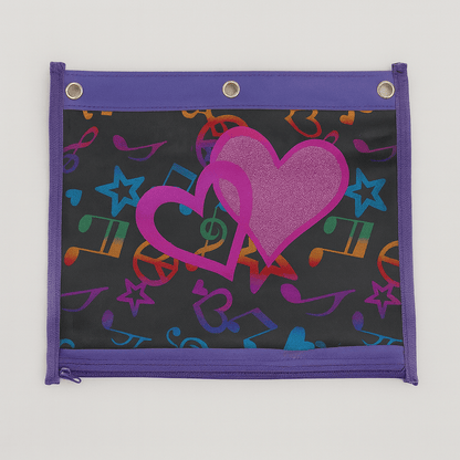 Jot 3 Ring Binder Pencil Pouch – Durable, Convenient, and Stylish Storage Pouch - Lotshop.pk