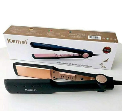 Kemei KM - 470 Professional Hair Straightener – Smooth, Sleek & Salon - Style Results | lotshop.pk.pk - Lotshop.pk
