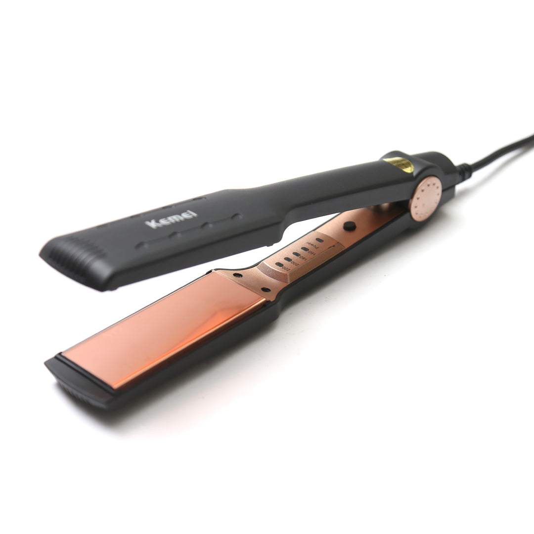 Kemei KM - 470 Professional Hair Straightener – Smooth, Sleek & Salon - Style Results | lotshop.pk.pk - Lotshop.pk