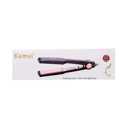 Kemei KM - 470 Professional Hair Straightener – Smooth, Sleek & Salon - Style Results | lotshop.pk.pk - Lotshop.pk