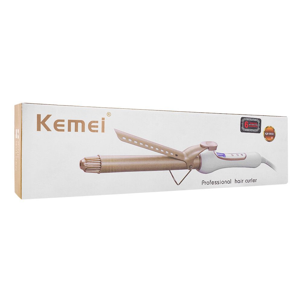 Kemei Professional Hair Curler | Salon - Style Curls at Home - KM - 9950 - Lotshop.pk
