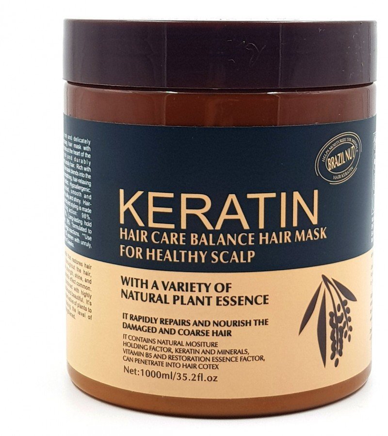 Keratin Hair Care Balance Mask And Treatment for Healthy Scalp - 1000 ml - Lotshop.pk