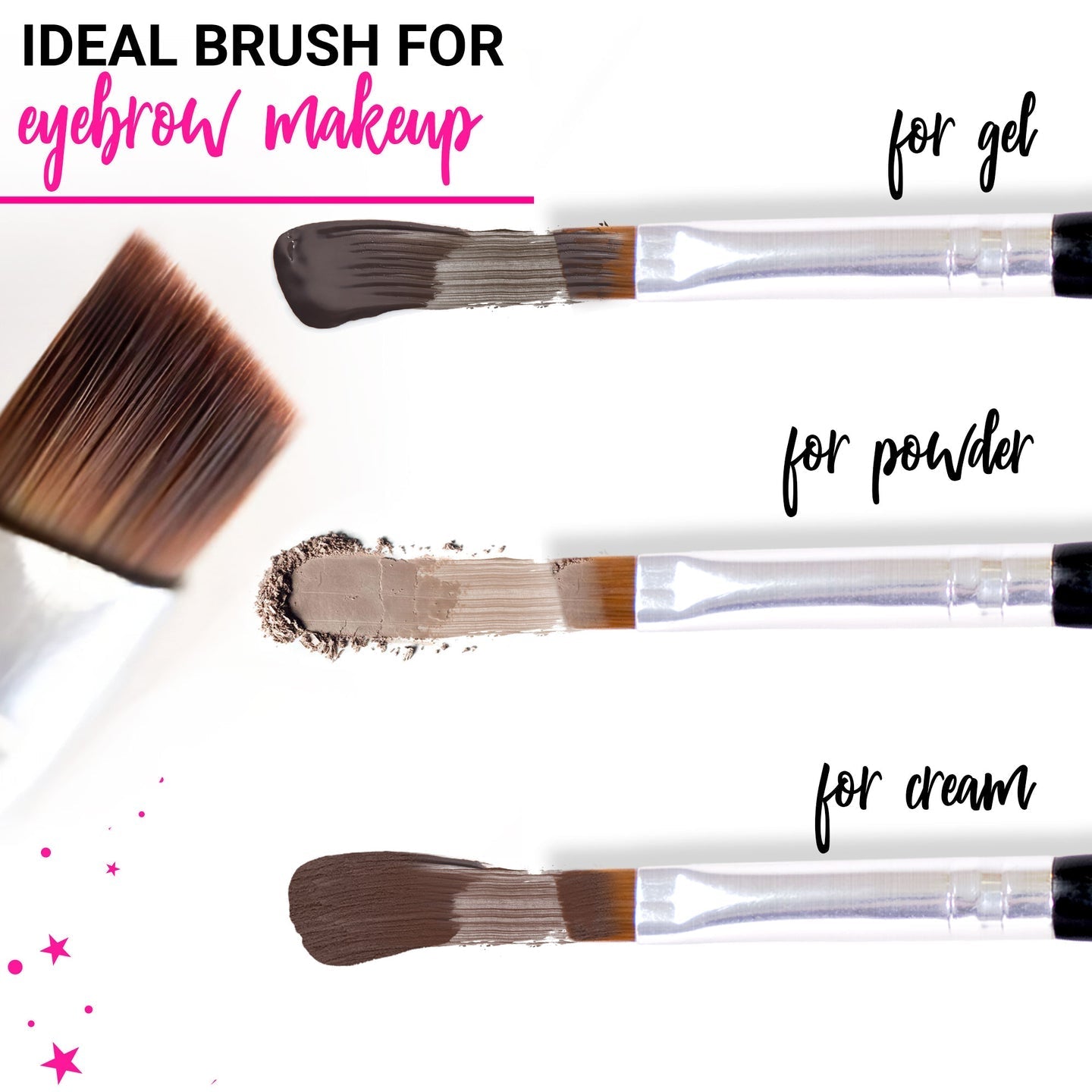 KESHIMA Duo Eyebrow Brush - Lotshop.pk