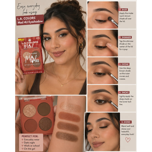 L.A. Colors Mad 4U Eyeshadow makeup palette Quad Cherry Tart Buy Online Pakistan