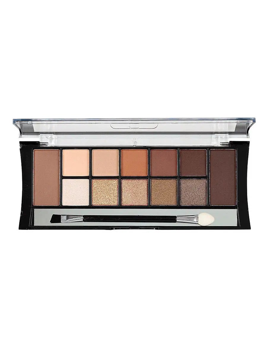 La Rosa 12 - Color Eyeshadow & Eyebrow Palette - Matte & Highlight Shades - Lotshop.pk