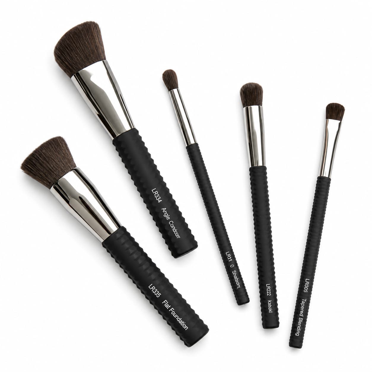 Laruce 5-Piece Professional Makeup Brush Set with Luxury Storage Sleeve Pakistan