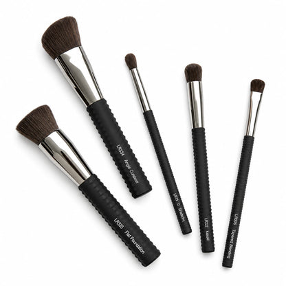 Laruce 5-Piece Professional Makeup Brush Set with Luxury Storage Sleeve Pakistan
