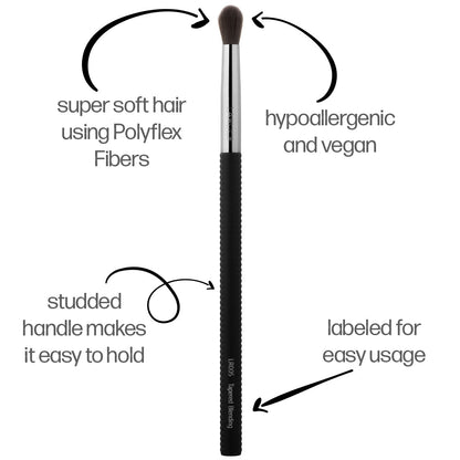 Laruce 5-Piece Professional Makeup Brush Set – Vegan Face & Eye Brushes with Luxury Storage Sleeve