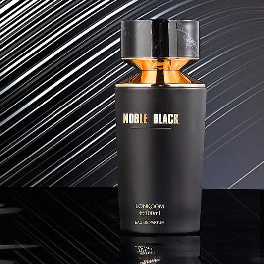 LONKOOM Noble Black Eau De Parfum 100ml long-lasting woody aromatic perfume price online in Pakistan
