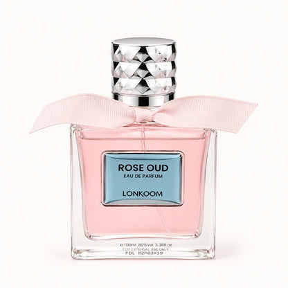 LONKOOM Rose Oud Eau De Parfum for Women 100ml – Luxury Floral Oud Perfume Pakistan