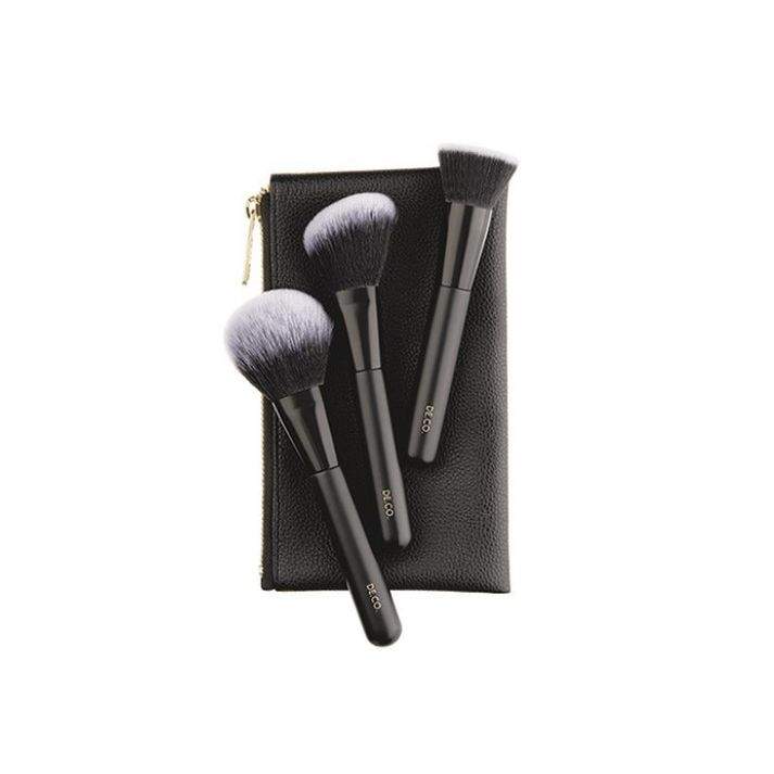 DE.CO Powder, Blush & Foundation Makeup Brushes Set Pakistan  