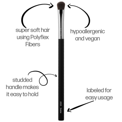 Lotshop Laruce Vegan Face & Eye Brushes with Luxury Storage Sleeve