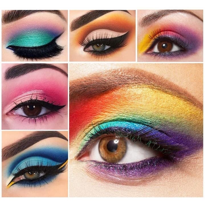 Mocallure Gorgeous Urbanucanb 6-in-1 Makeup Palette with eyeshadow, blush, highlighter and contour available at Lotshop.pk